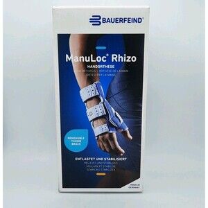 Wrist and Hand Brace Manuloc Rhizo Bauerfeind Removable Thumb  LEFT SIZE 1  NEW